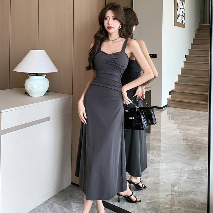 【dress】人気を独占中 キャミワンピース着瘦せ大活躍　M17187