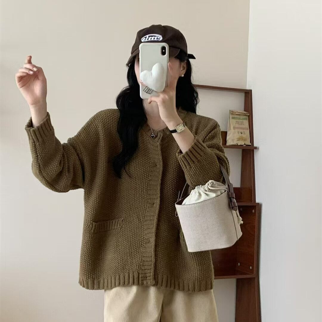 【outer】ニットカーデ　M28882