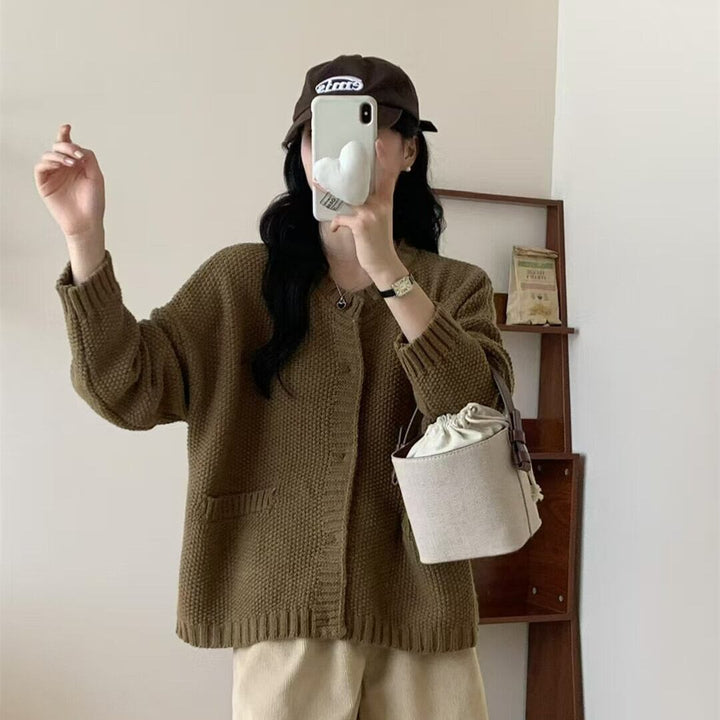 【outer】ニットカーデ　M28882