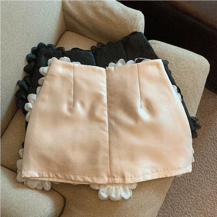 【bottoms】立体フラワースカート　M27356