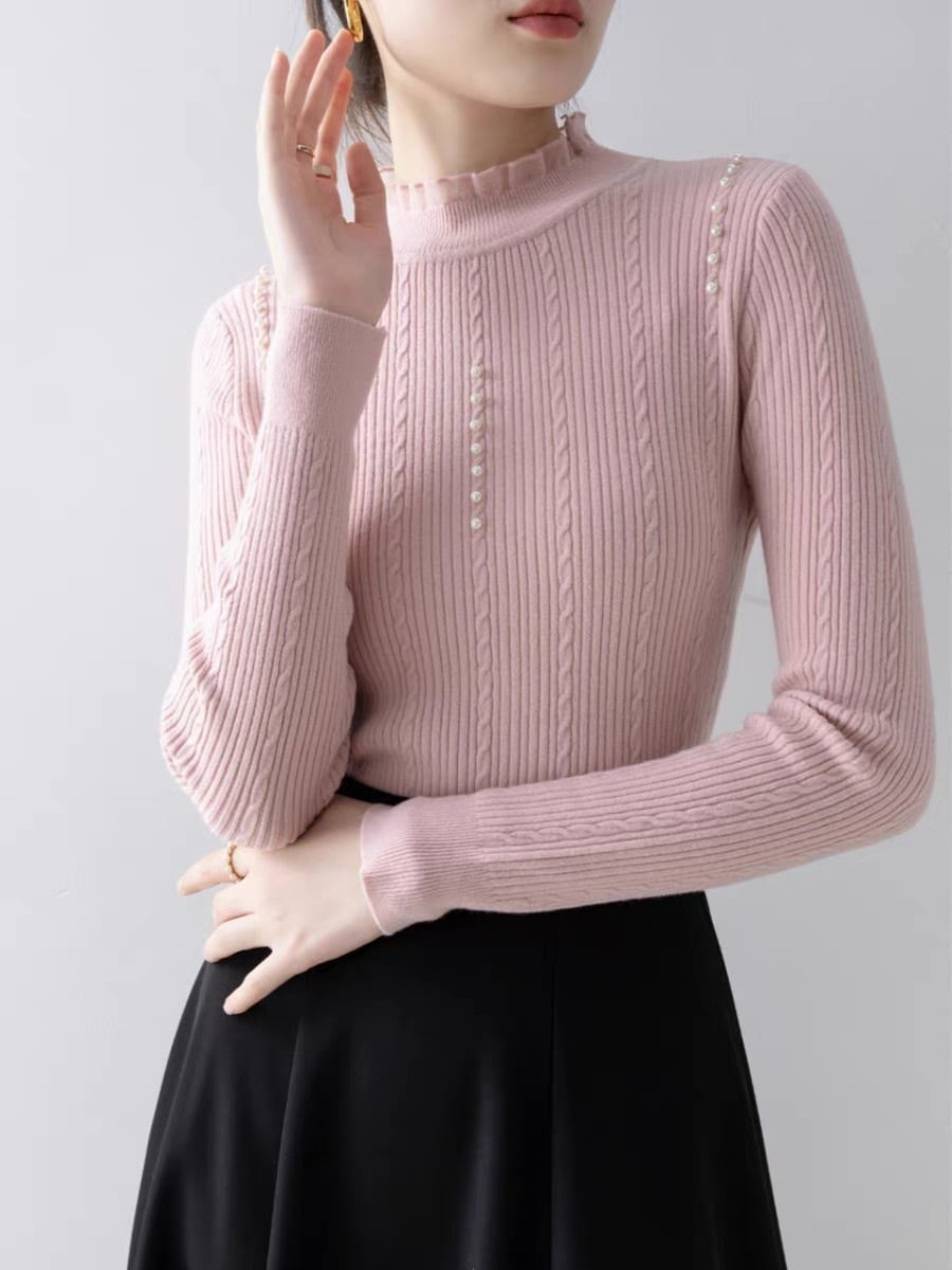 【tops】ニットトップス　M26784