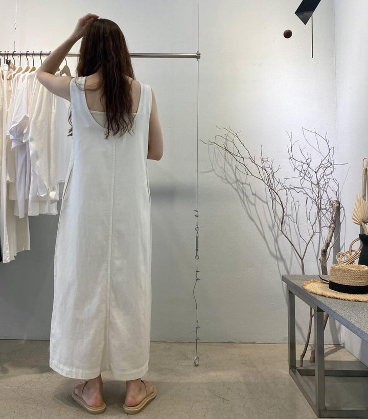 【dress】デニムベストワンピース　M23881