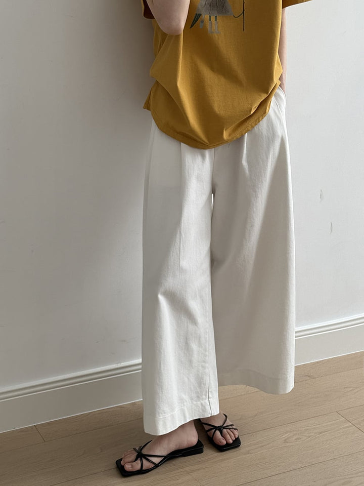 【bottoms】ワイドパンツ　M29959