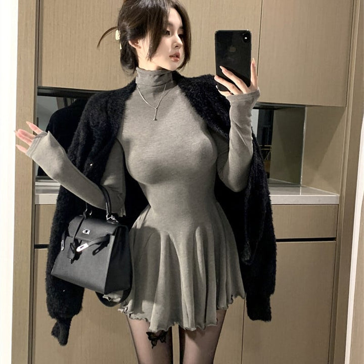 【dress】ハイネックワンピース　M27758