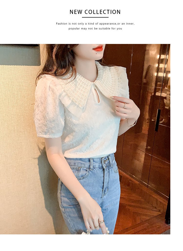 【tops】おしゃれ大人気ドールカラーシャツトップス　M17379