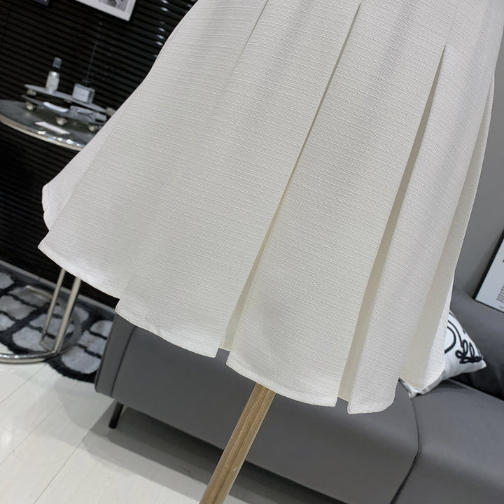 【set】立体フラワートップス×スカートセット　M25029