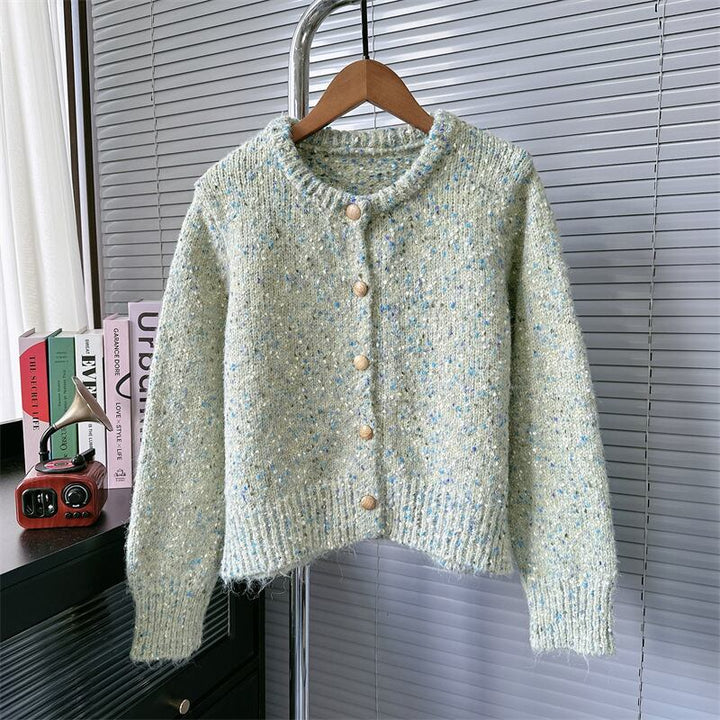 【outer】クルーネックニットカーデ　M27297