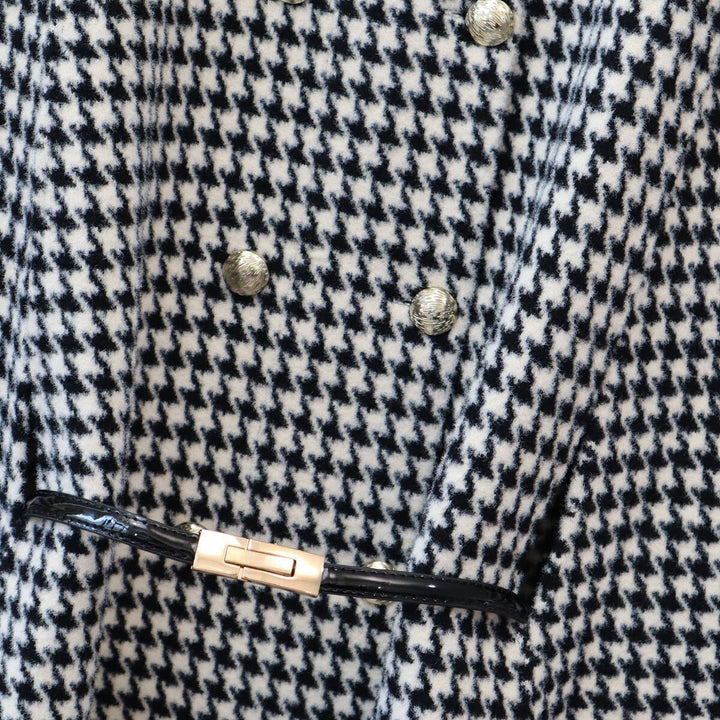 【outer】千鳥格子ケープコート　M26724