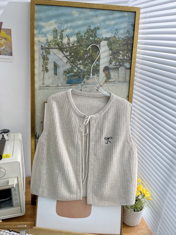 【tops】ニットベスト　M25885