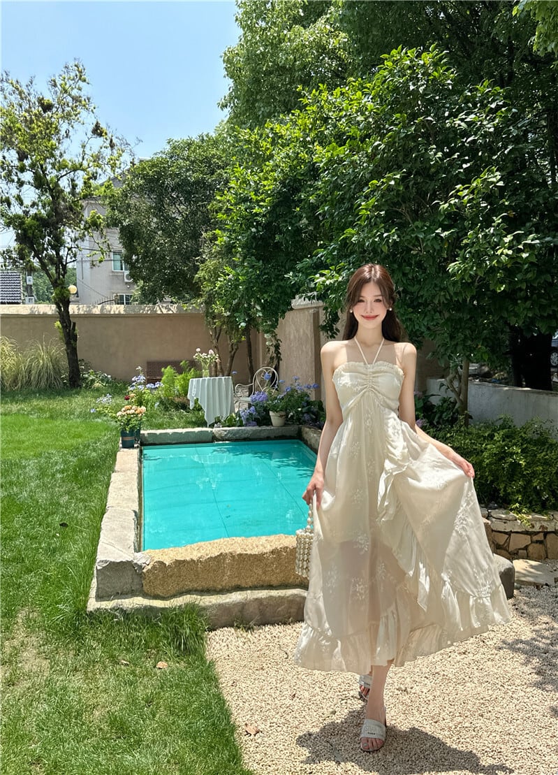 【dress】バックレスワンピース　M25186