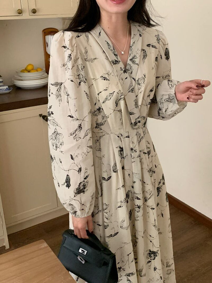 【dress】プリントワンピース　M29582