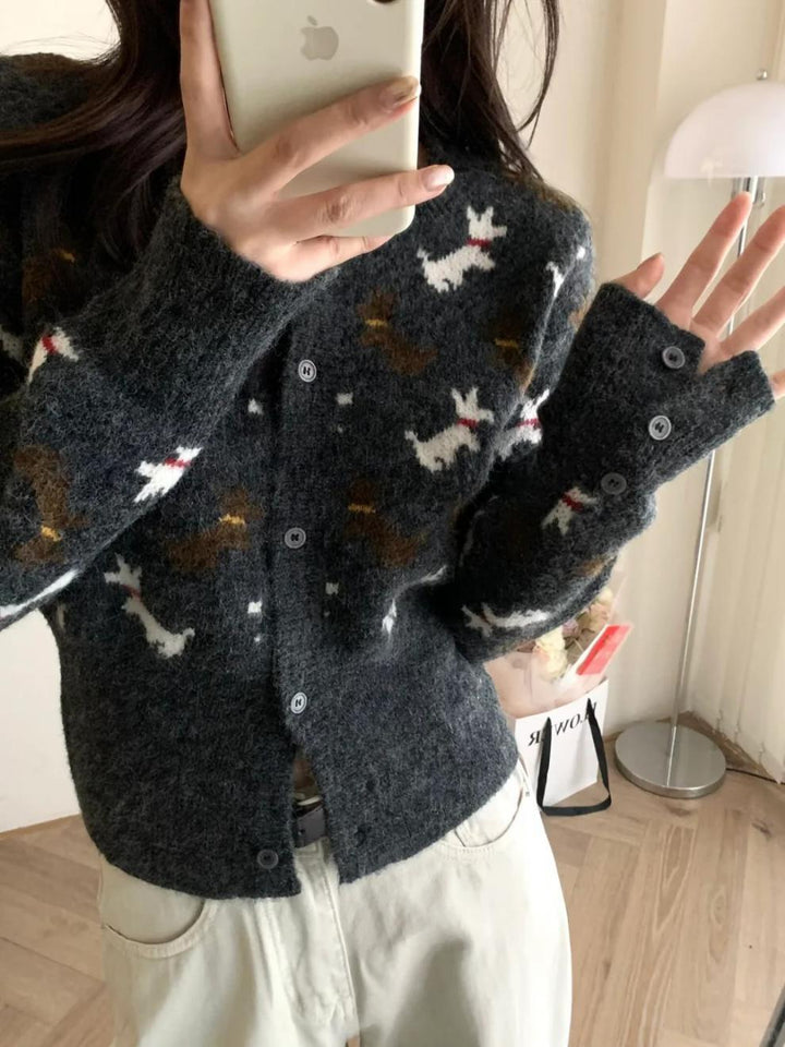 【outer】ニットカーデ　M25610
