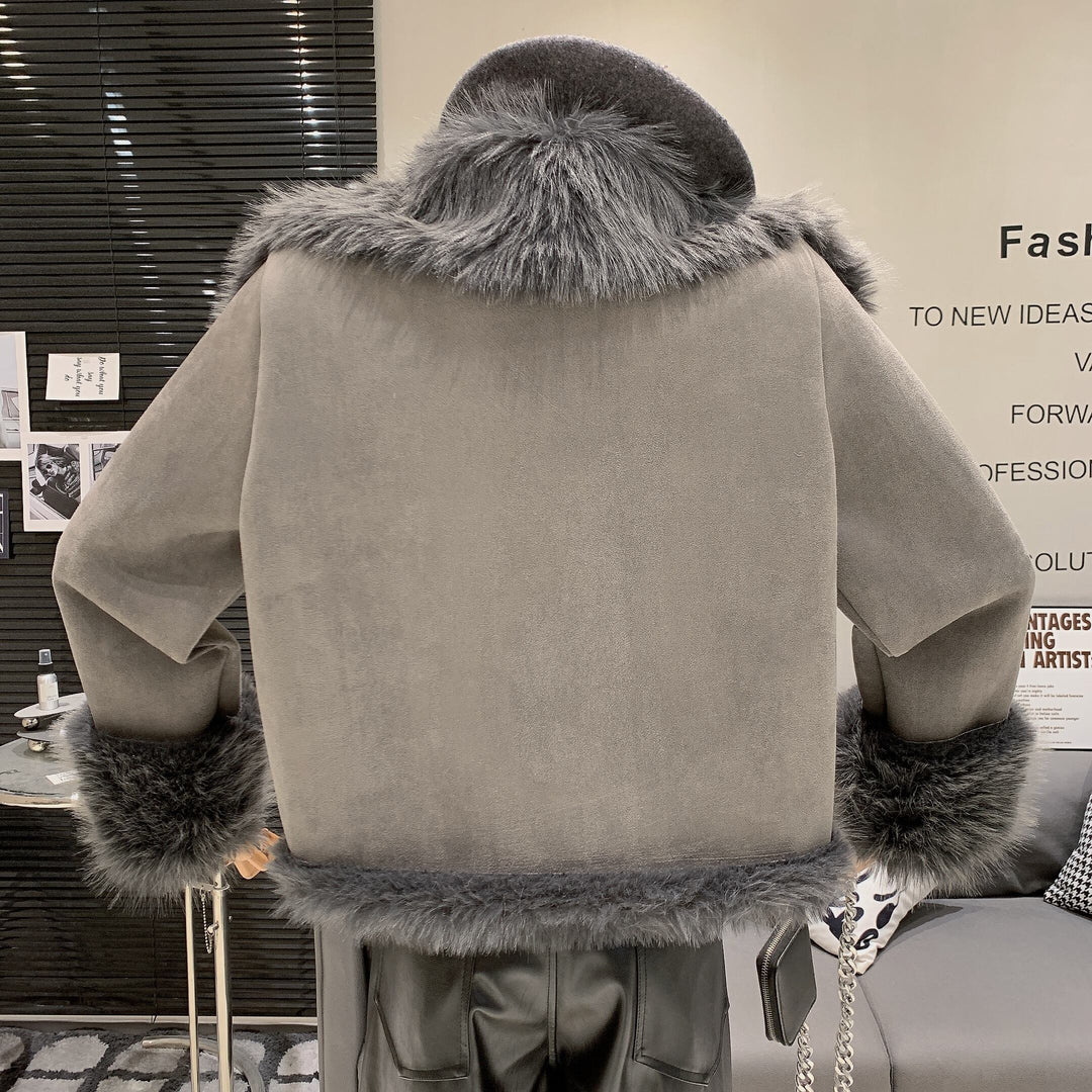 【outer】ファーショートコート　M27912
