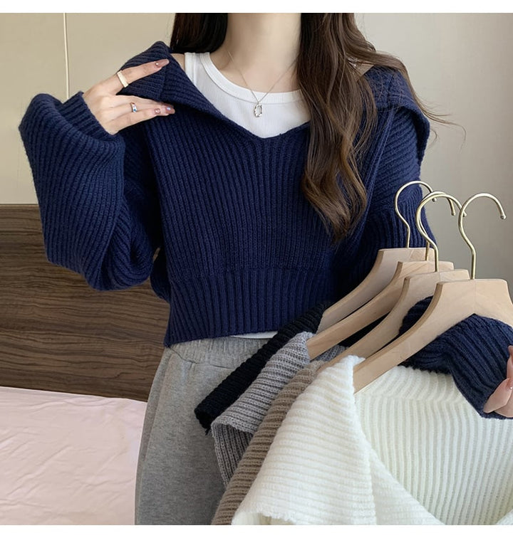 【set】ニットプルオーバーアンサンブル　 M17857