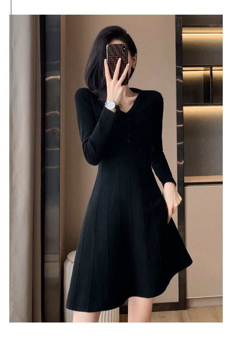 【dress】ニットワンピース　M21353