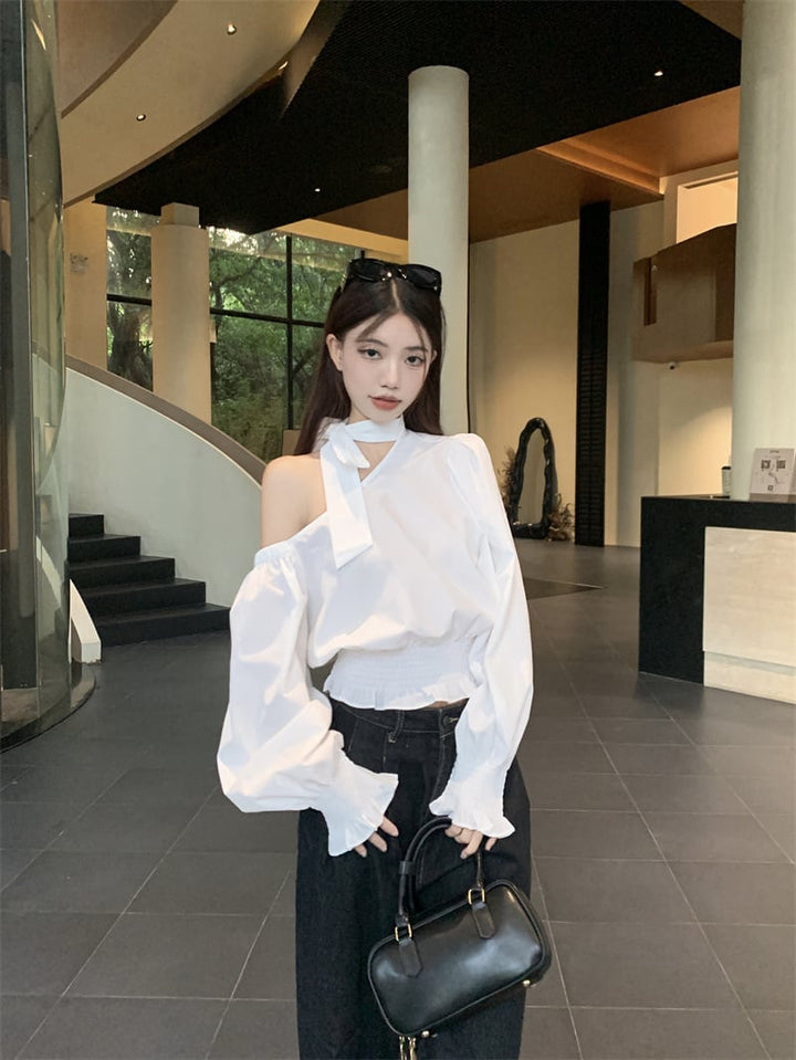 【tops】オフショルダートップス　M25543