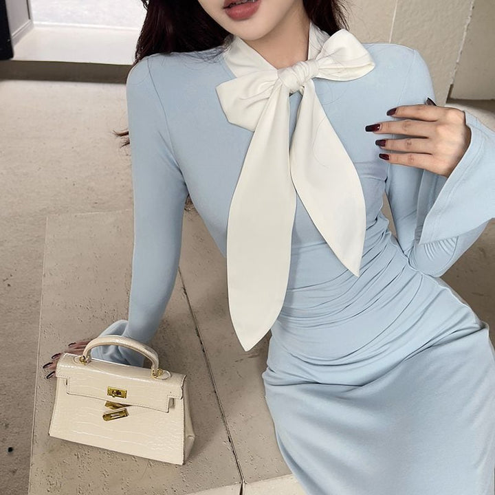 【dress】リボン付きワンピース　M26624