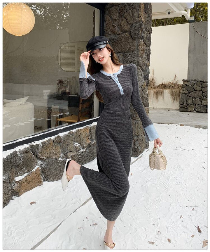 【dress】ニットワンピース　M27525