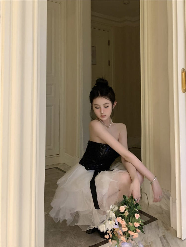 【dress】ベアトップワンピース　M24445