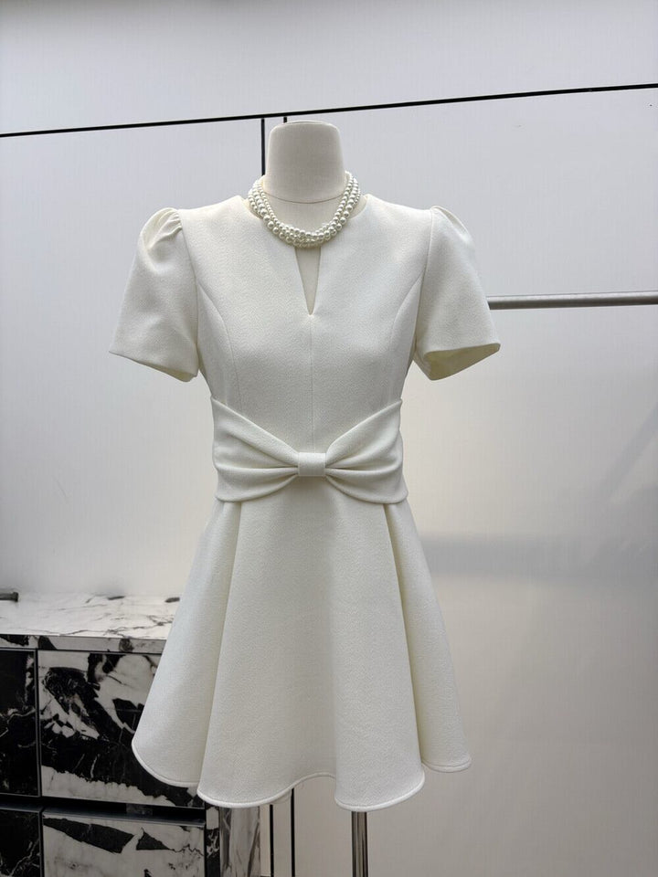 【dress】リボンミニワンピース　N3591