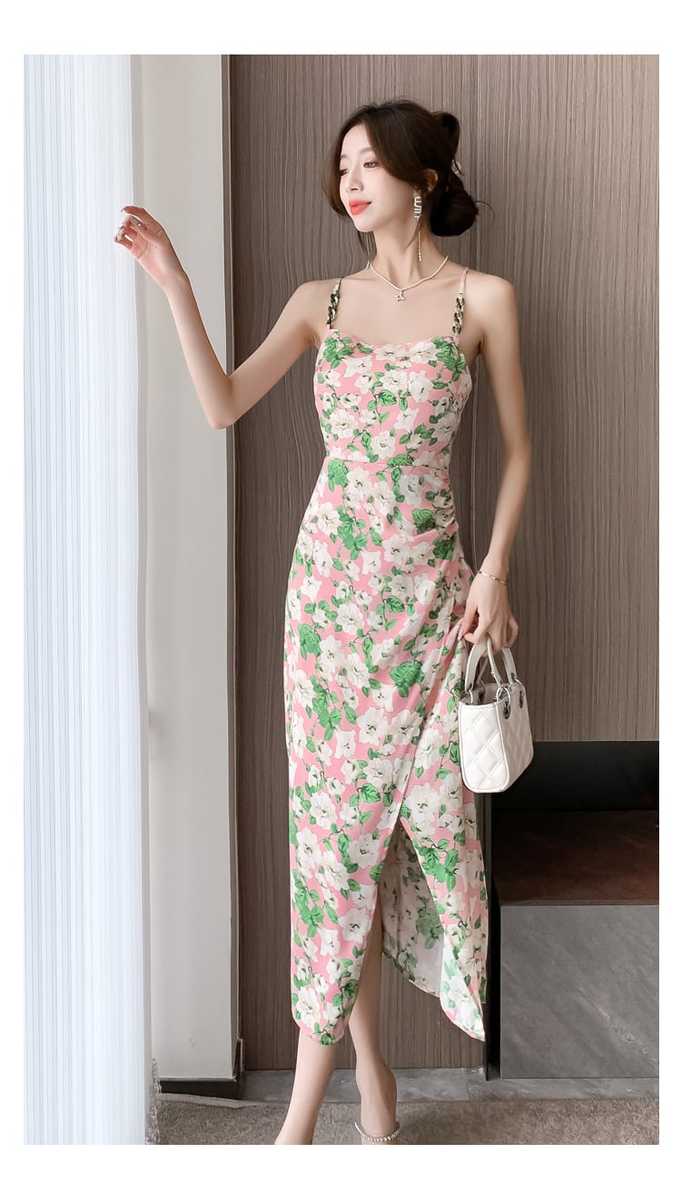 【dress】花柄キャミワンピース　M22472
