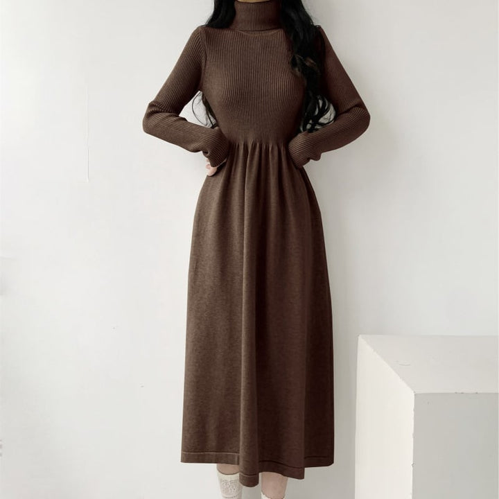 【dress】ハイネックニットワンピース　M28030