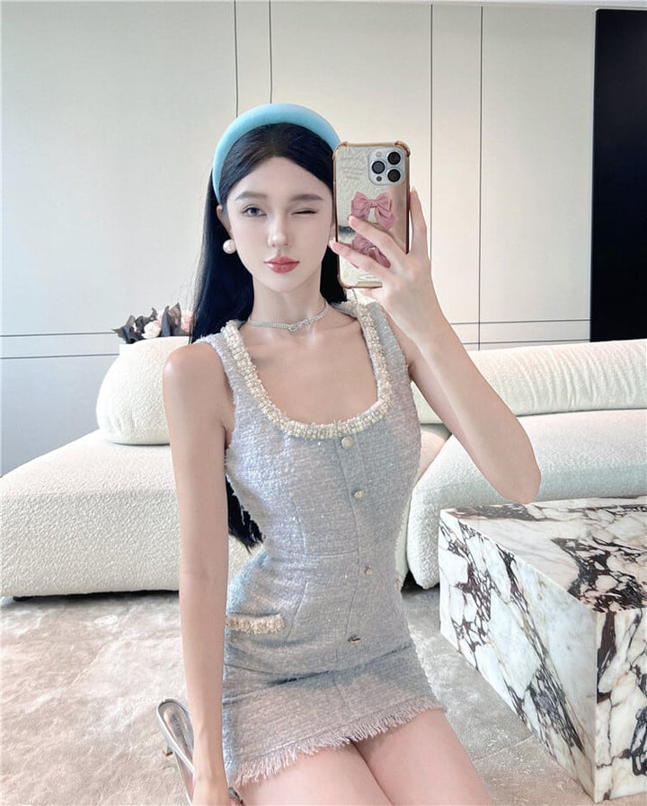【dress】パールデートワンピース　M25199