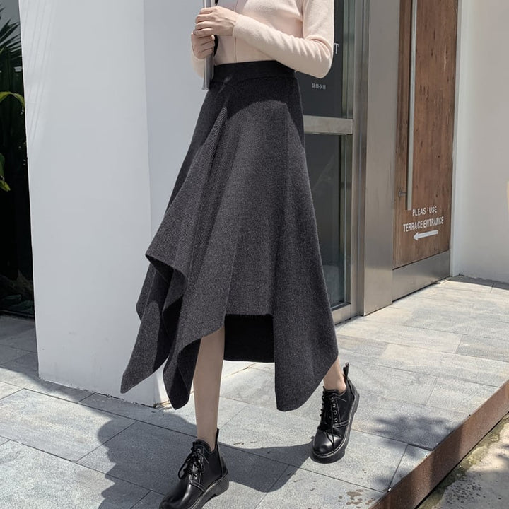 【bottoms】ニットスカート　M25705