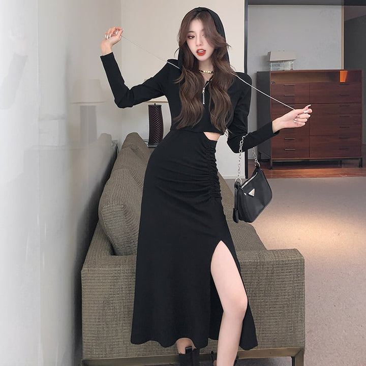 【dress】フード付きワンピース　M26654