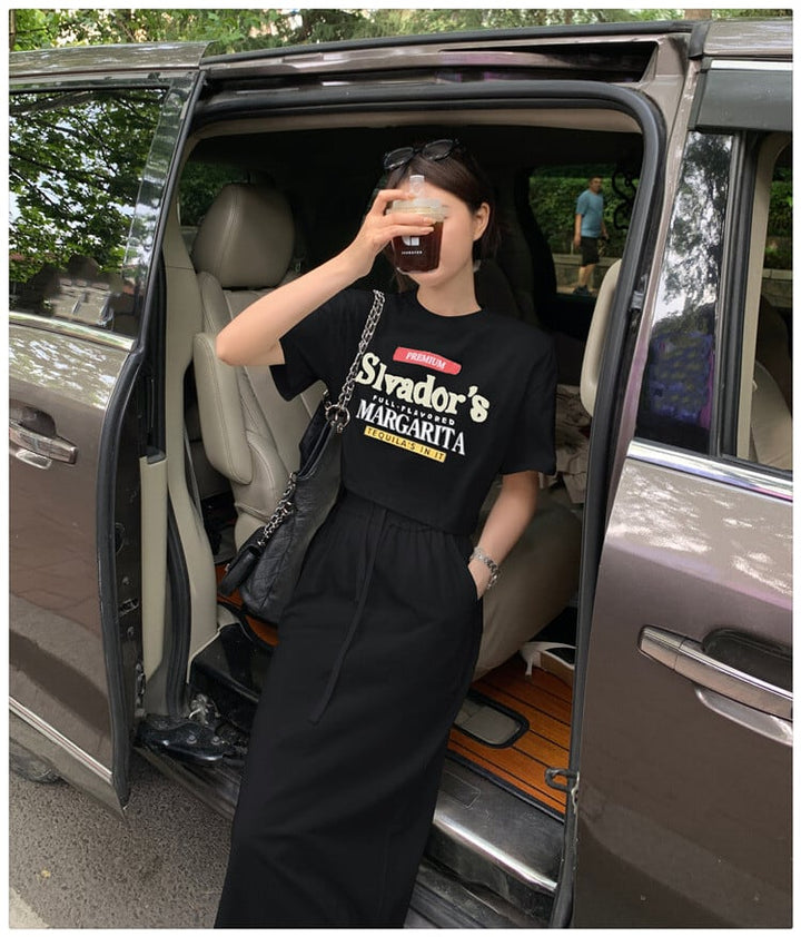 【set】Tシャツ×スカートセット　M24649
