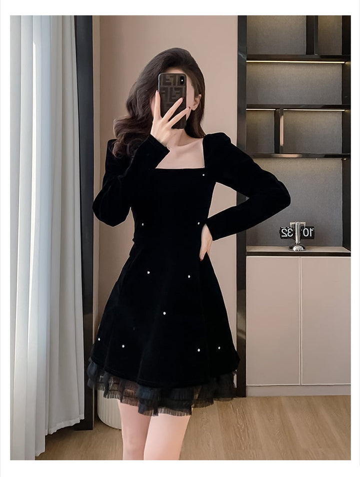 【dress】デートワンピース　M21686