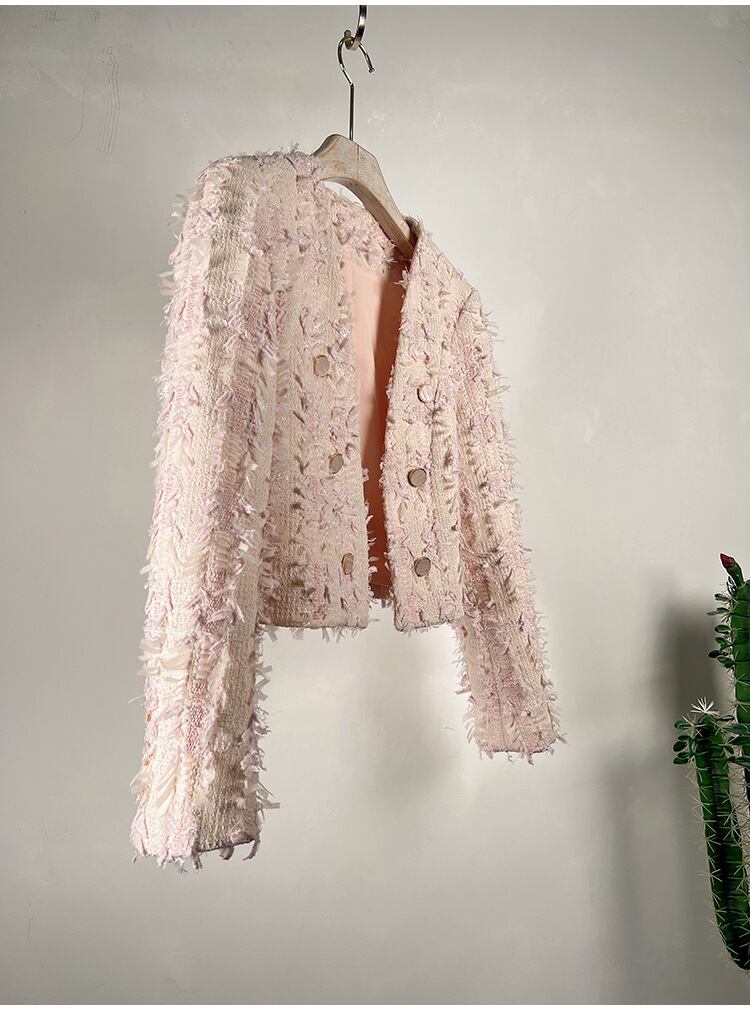 【outer】ツイードショートジャケット　M28406