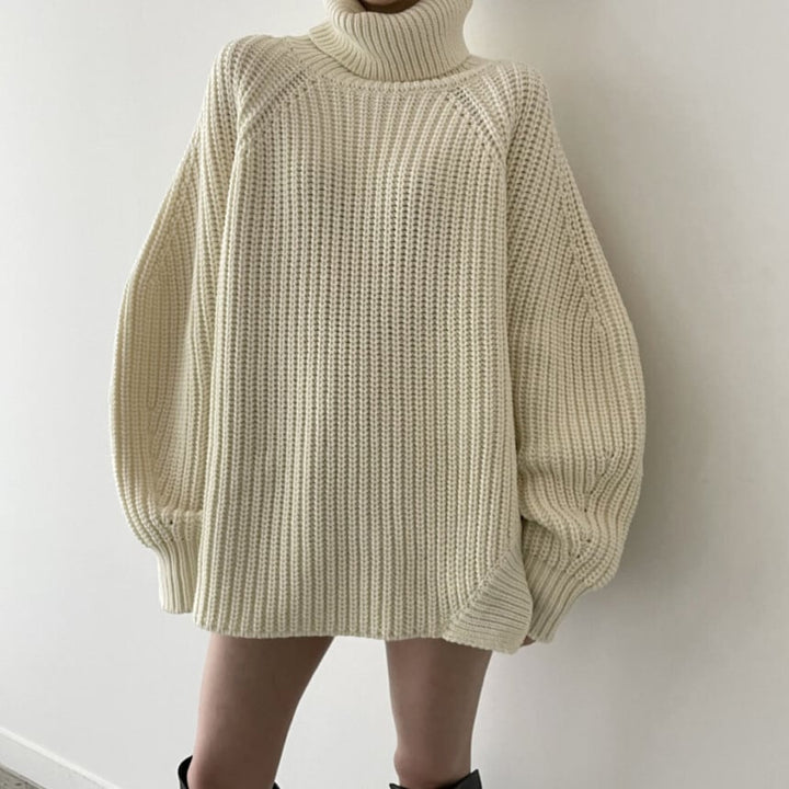 【tops】ハイネックニットセーター　M27577