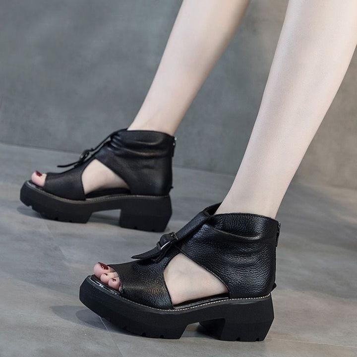【Shoes】チャンキーヒールサンダル K0131