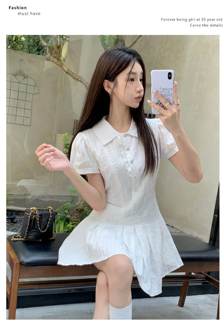【dress】シャツワンピース　M25311