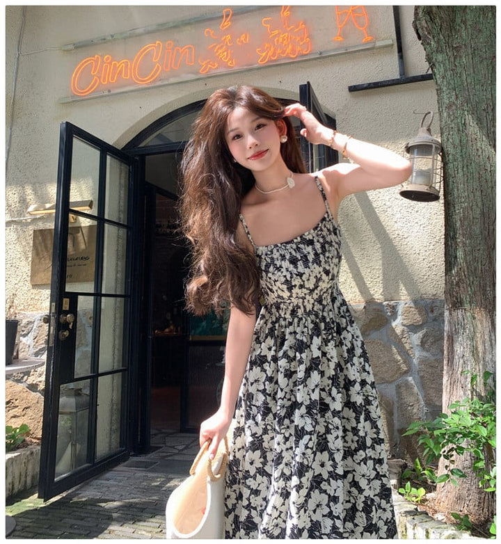 【dress】プリントキャミワンピース　M24976