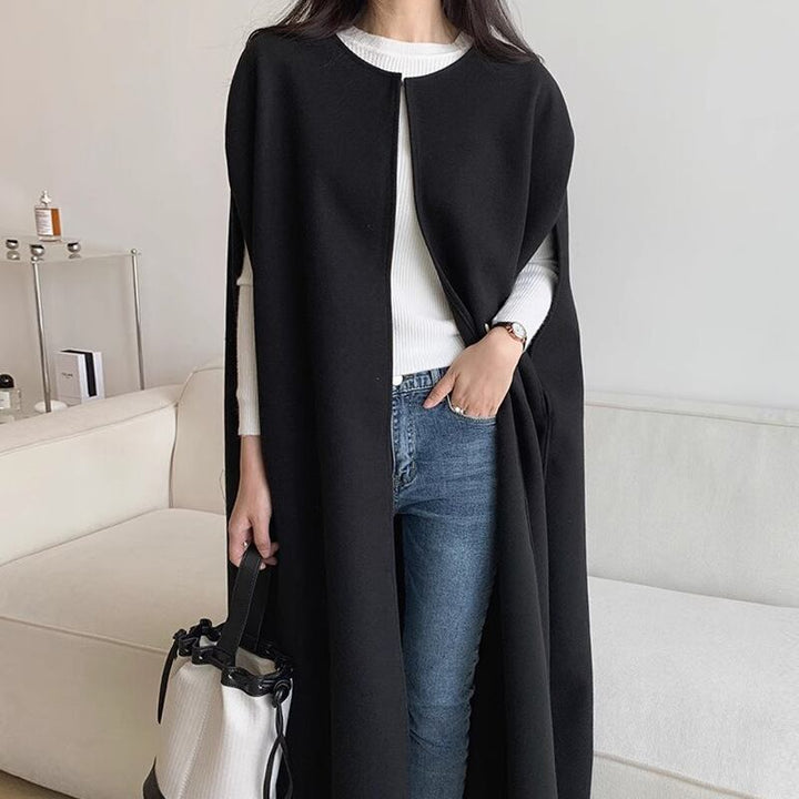 【outer】ロングケープコート　M19079