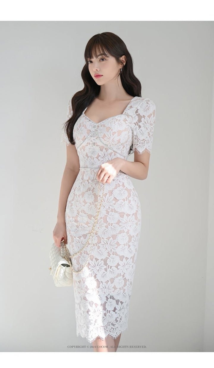 【dress】レースワンピース　M23952