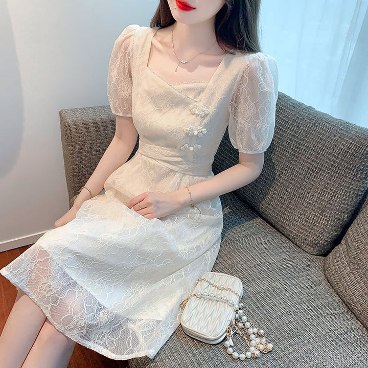 【dress】知的で品の良い♡エレガントデートワンピース　M17295