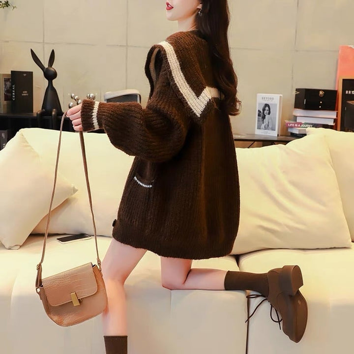 【outer】ニットカーデ　M19325