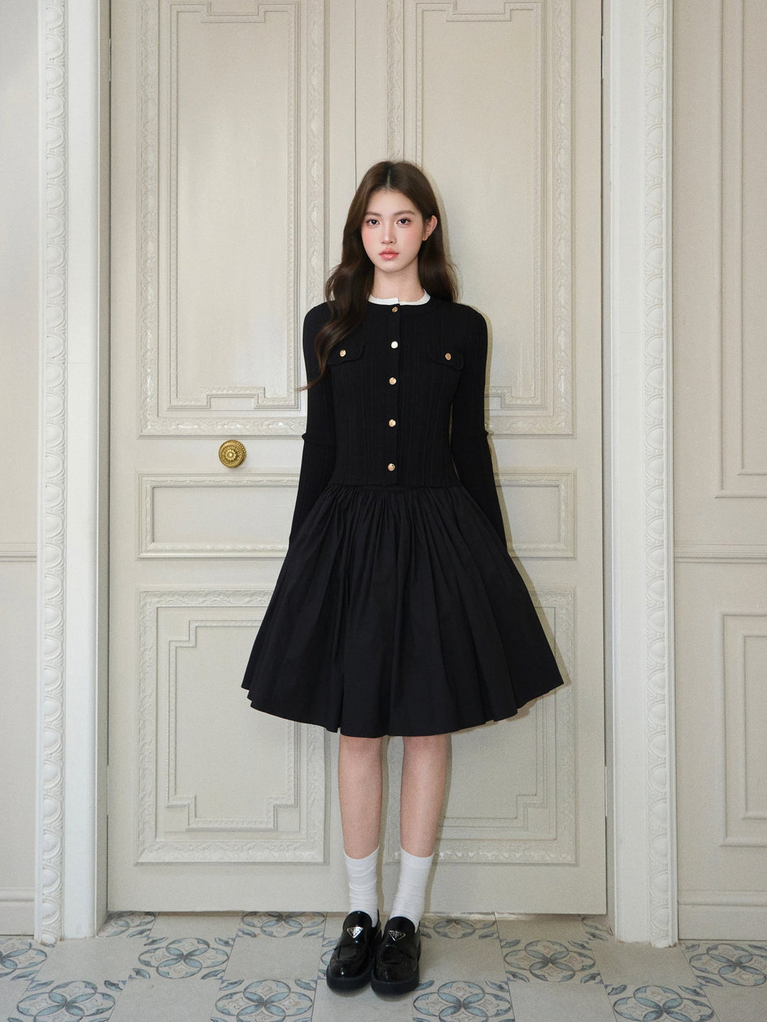 【outer】ニットカーディガン　N3436