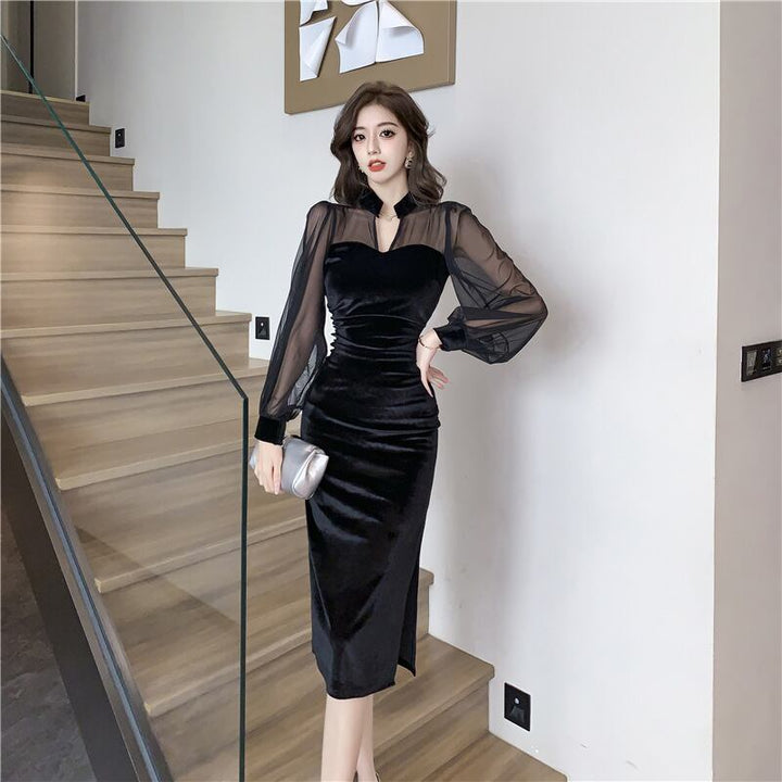 【dress】ドッキングワンピース　M18649