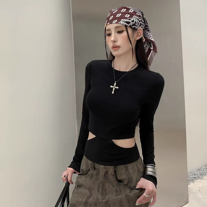 【tops】ウエストカットトップス Q8143