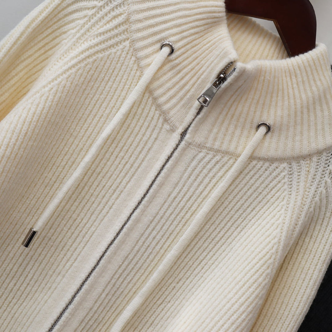 【outer】ロング丈ニットカーデ　M18347