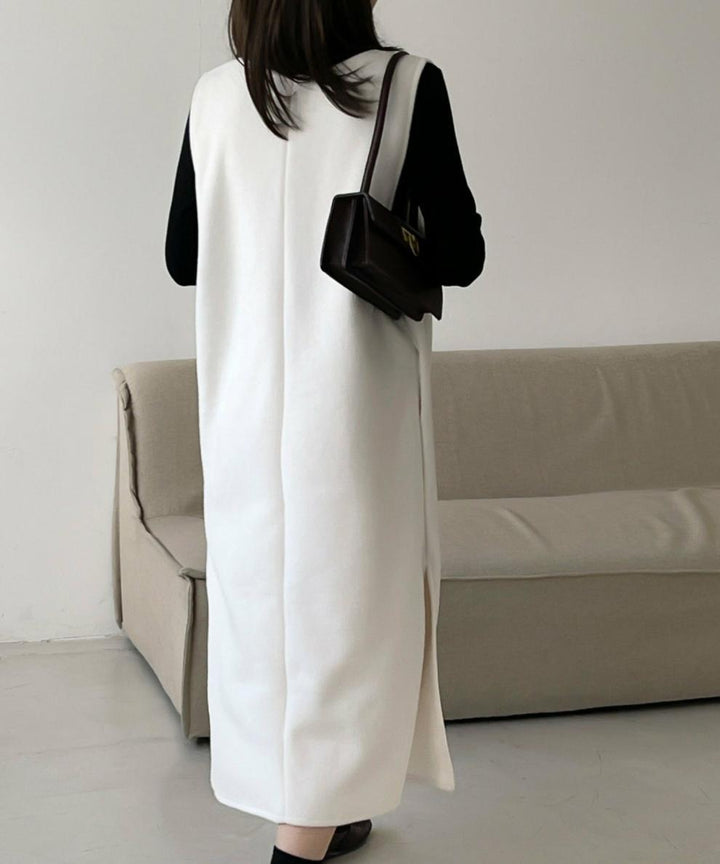 【dress】Vネックベストワンピース　M26527