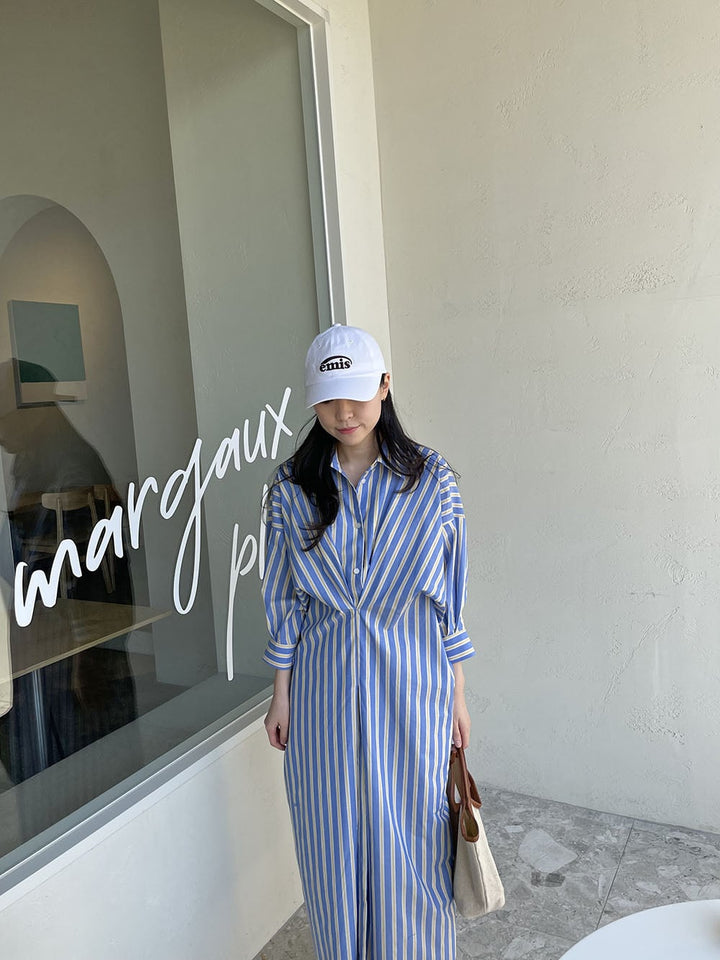 【dress】シャツワンピース　M24624