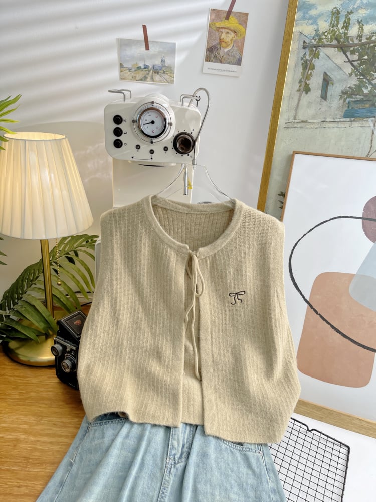 【tops】ニットベスト　M25885