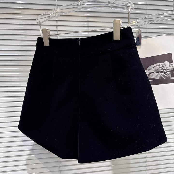 【bottoms】リボン付きショートパンツ Q7346