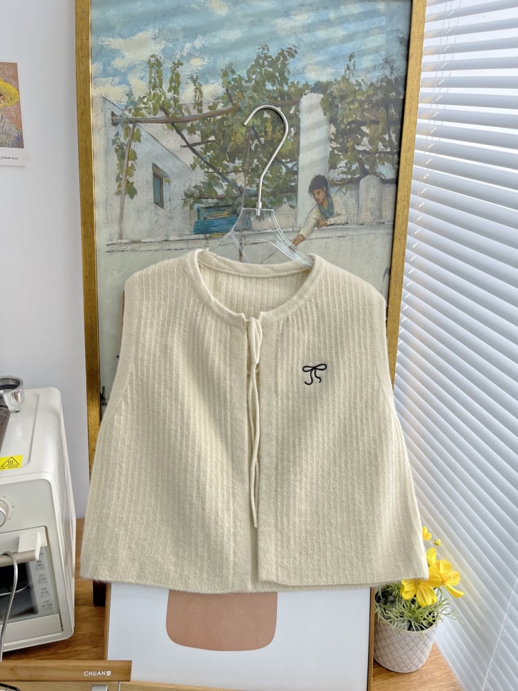 【tops】ニットベスト　M25885