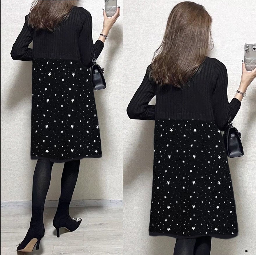 【dress】ニットワンピース　M26630